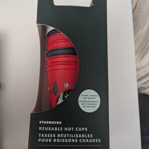 Starbucks Christmas  Hot Cups NIB Set of 6